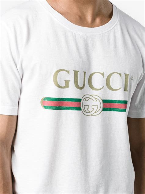 gucci shirt logo fake